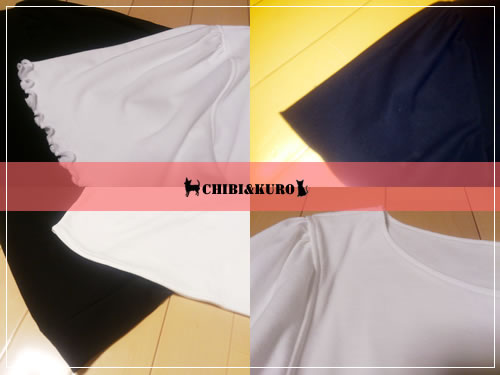フリフリ袖Tシャツ2