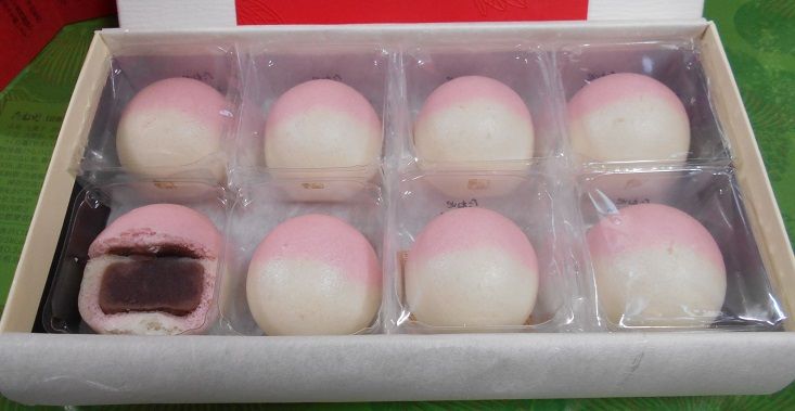 迎春たねや饅頭 神戸から 楽天ブログ