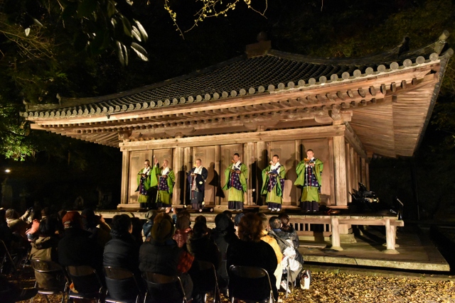 国宝富貴寺　ライトアップ6