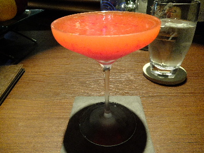 イチゴのカクテル