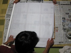 障子貼り