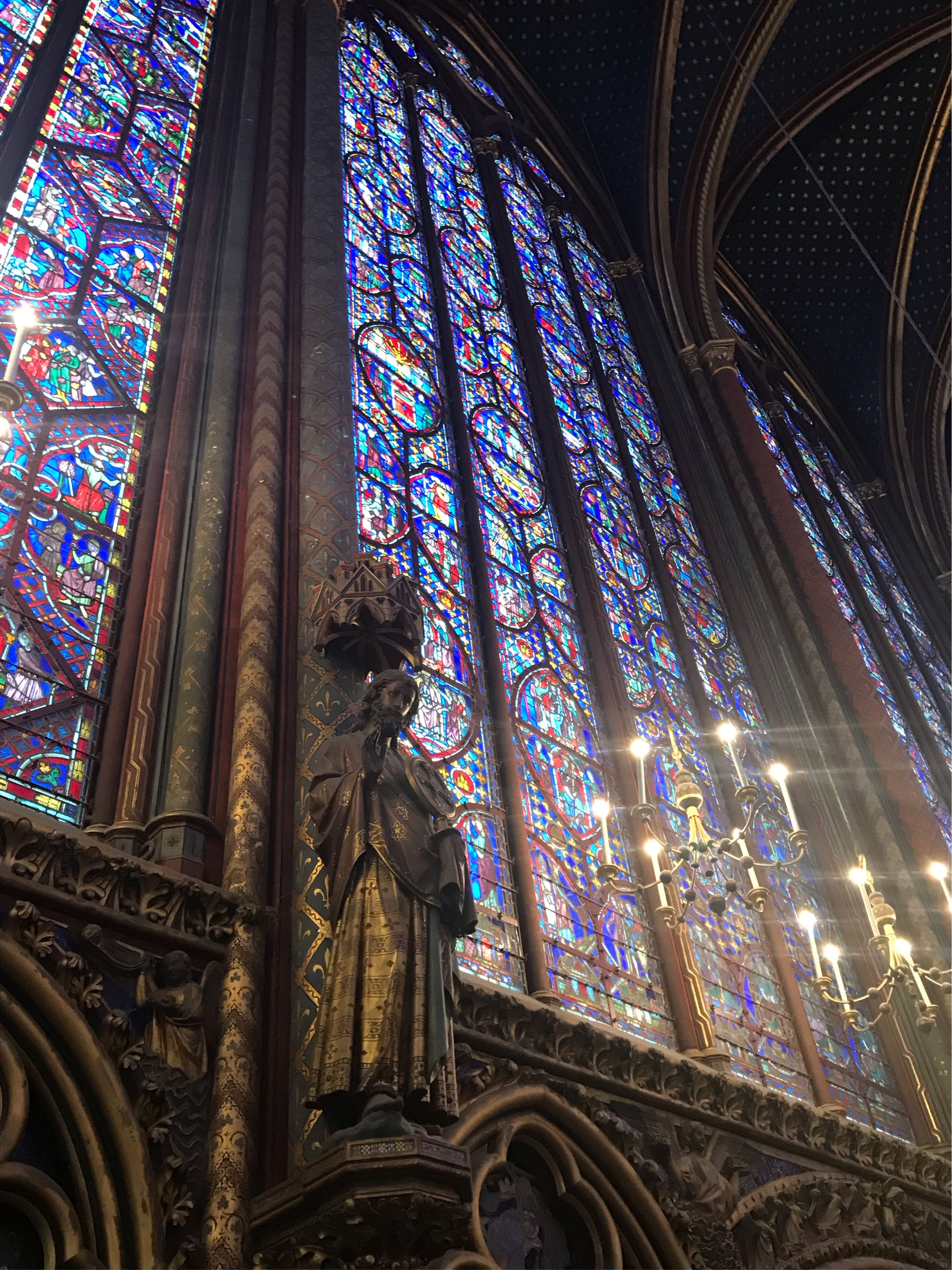 ノートルダム大聖堂(パリ)ステンドグラス 北のバラ窓 グラスマスターズ