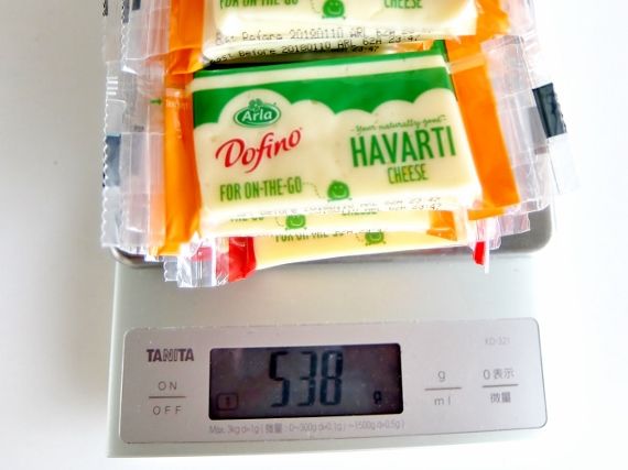 コストコで買ったDofino H&G Portion　1,448円　ドフィーノ ハバティ＆ゴーダ スナックチーズ　美味しいチーズです