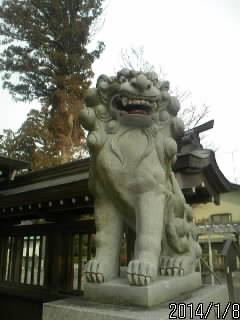 白鷺神社の狛犬さま２