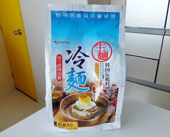 コストコ 韓国 レイメン 6食　998円也　オリオンジャコー 生麺 冷麺 新商品