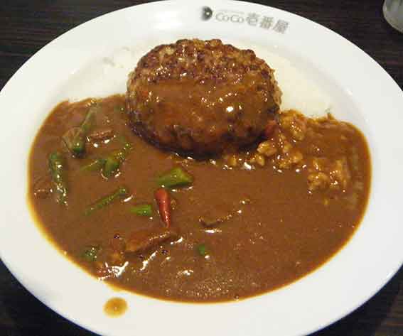 CoCo壱番屋の「チーズインハンバーグトマトアスパラカレー」♪