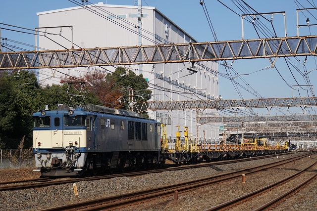 EF64 1052牽引 茅野ロングチキ工臨 空返却3
