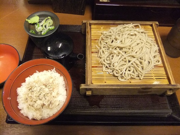 嵯峨谷水道橋店のあじ御飯セット１