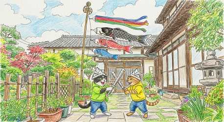AIさんが描いた「こいのぼり」