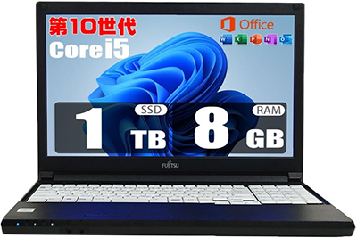 第10世代 富士通 LIFEBOOK A5510/E i5 10310U 16G Wi-Fi6 顔認証 15.6型 富士通 LIFEBOOK A5510/DX 第10世代 Core i5