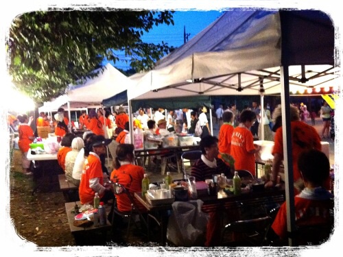 夏祭り2014舞台裏風景