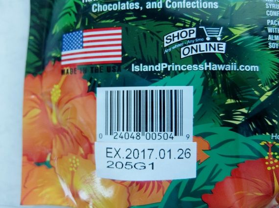 チョコ コーヒービーンズ　1,468円→577円　ハワイ　コストコ　アイランドプリンセス チョコレートカバード コーヒービーンズ