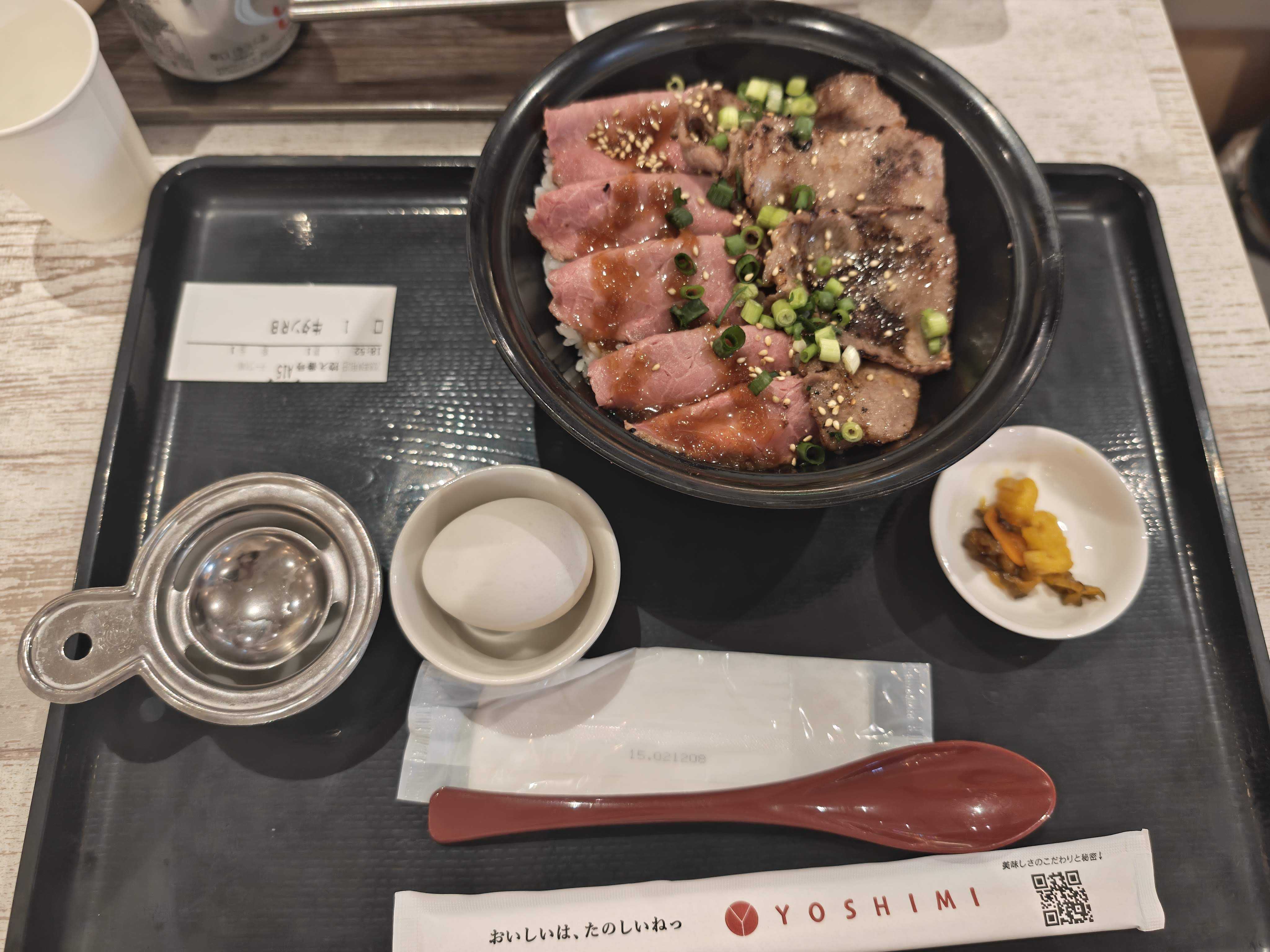 お肉料理専門 オ肉ヤ YOSHIMI ららぽーと東京ベイ　牛タン＆ローストビーフ丼