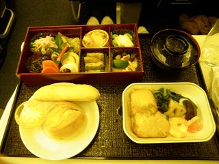 １／１　機内食　和食