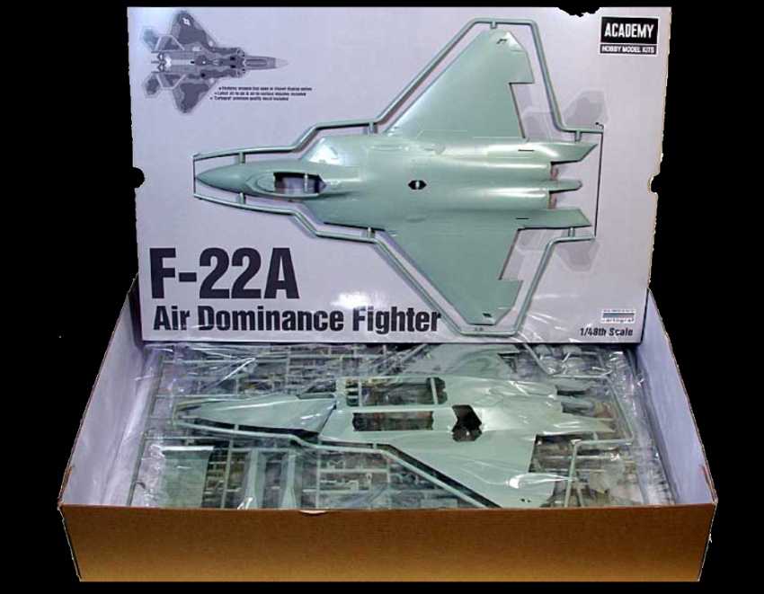 アカデミー 1/48 F-22A Raptor 完成してます | デメくんのブログ