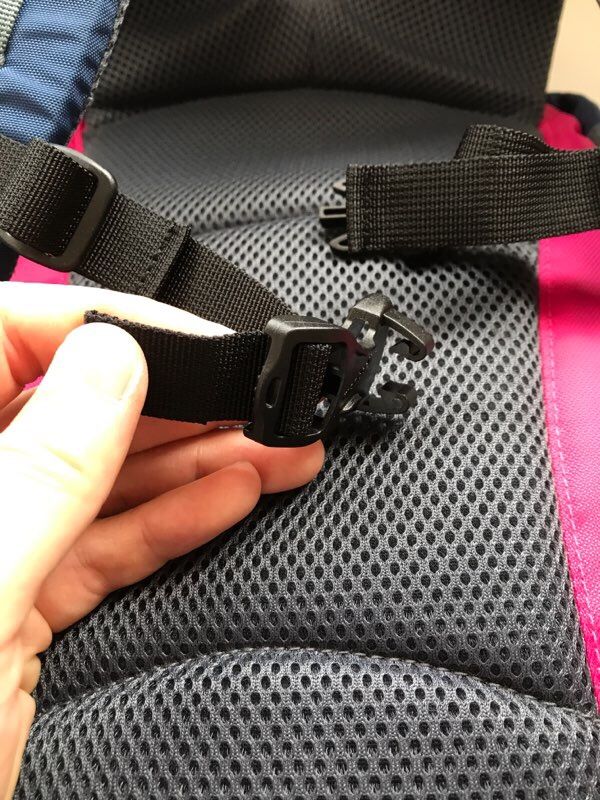 19 5 7 チェストストラップの無いザックに 後付けチェストストラップ とめの遊びのネタ 島根より愛をこめて キャンプ 登山 楽天ブログ