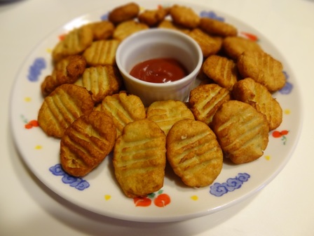 おからのふんわりチキンナゲット成功