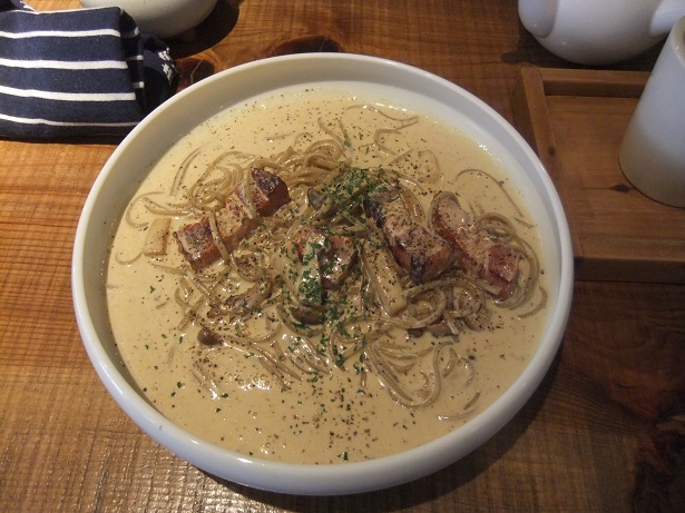 蕎麦粉食堂Buckwheat＠藤沢のそば粉入りパスタランチ１