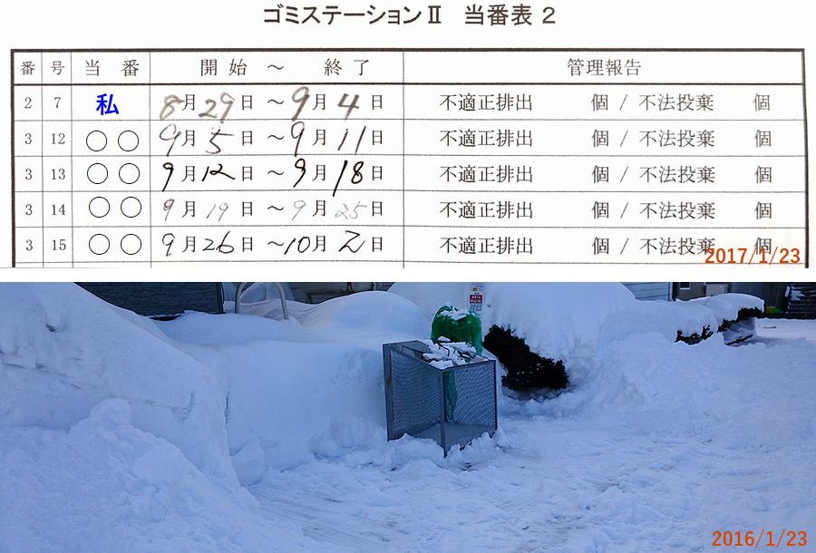１／２３ゴミステーションの当番.jpg