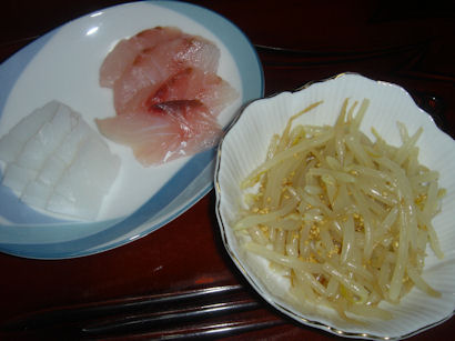 １／２２夫の晩ごはん