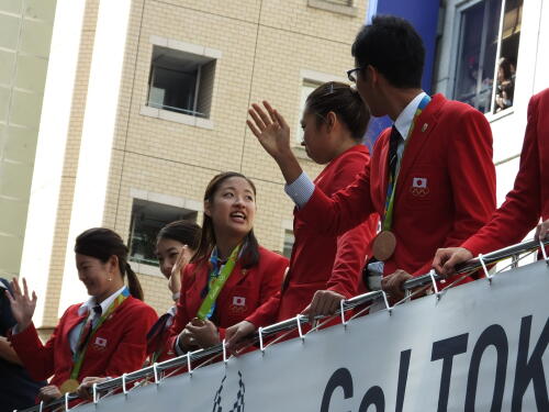 日本代表選手団合同パレード