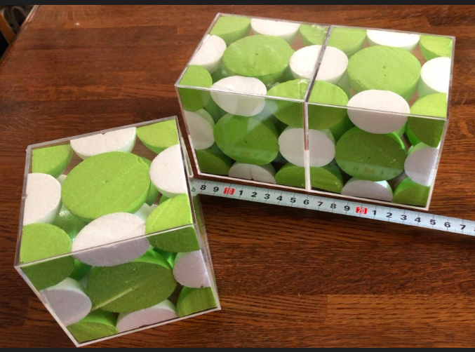 100均seriaのキューブケース２種を結晶模型に試す 高校化学の教材 分子と結晶模型の ベンゼン屋 楽天ブログ