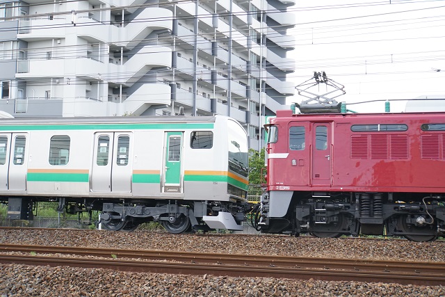 EF81 141牽引 ヤマ231系 郡山出場！4