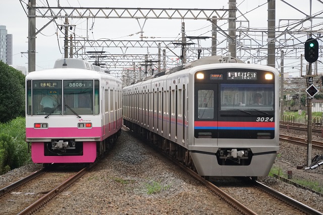 新京成 8800形 千葉ロッテマリーンズ「2017年マリーンズ号」& ｢ふなっし－トレイン｣3