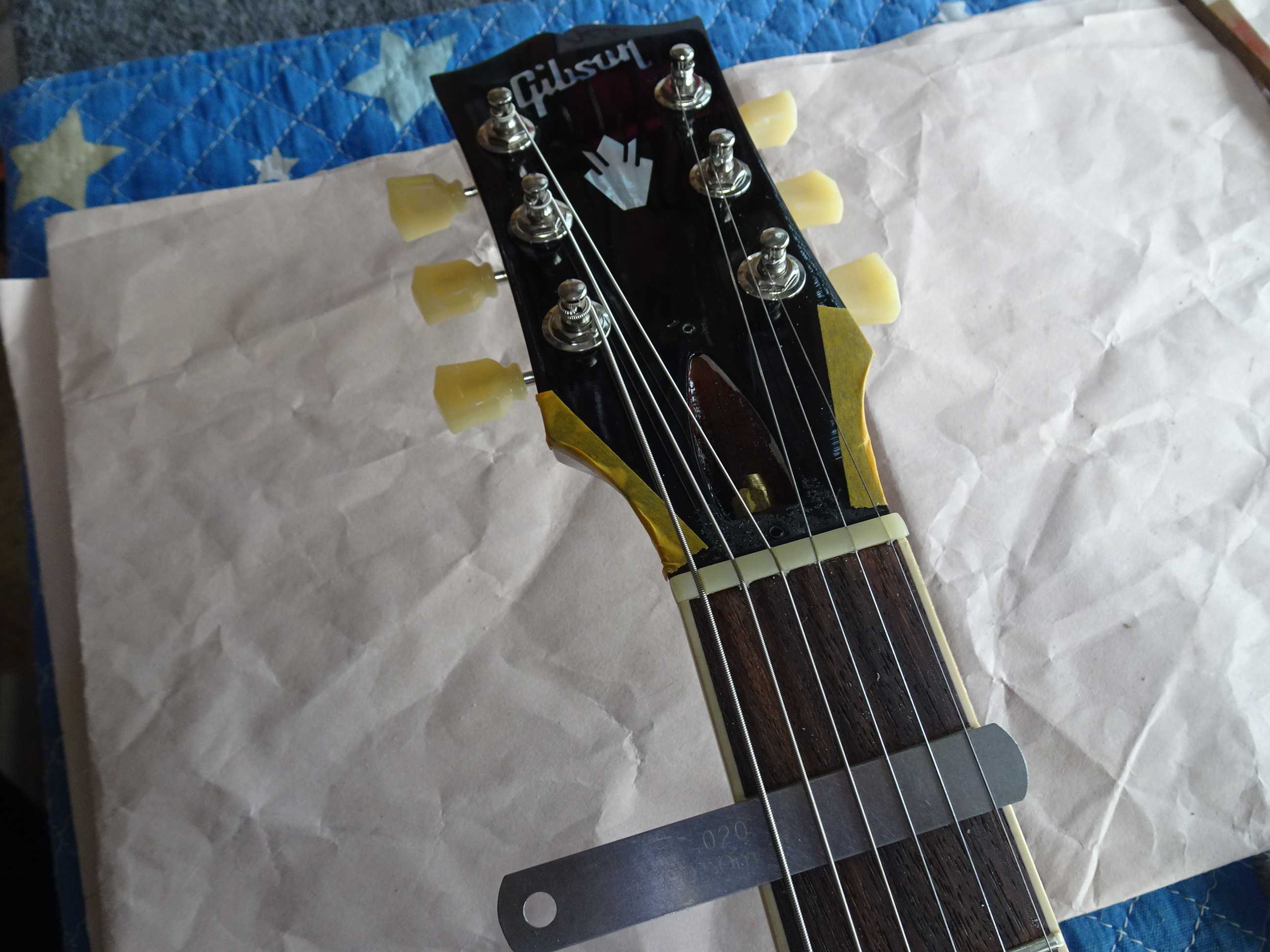 ?Gibson ES-335 ナット交換 | 青春のギターリペア K2ギター 