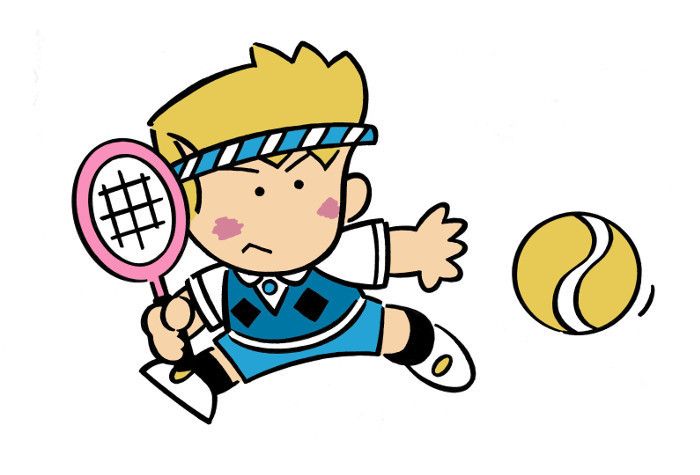可愛いテニスイラスト Noguchi S Worldへようこそ 楽天ブログ