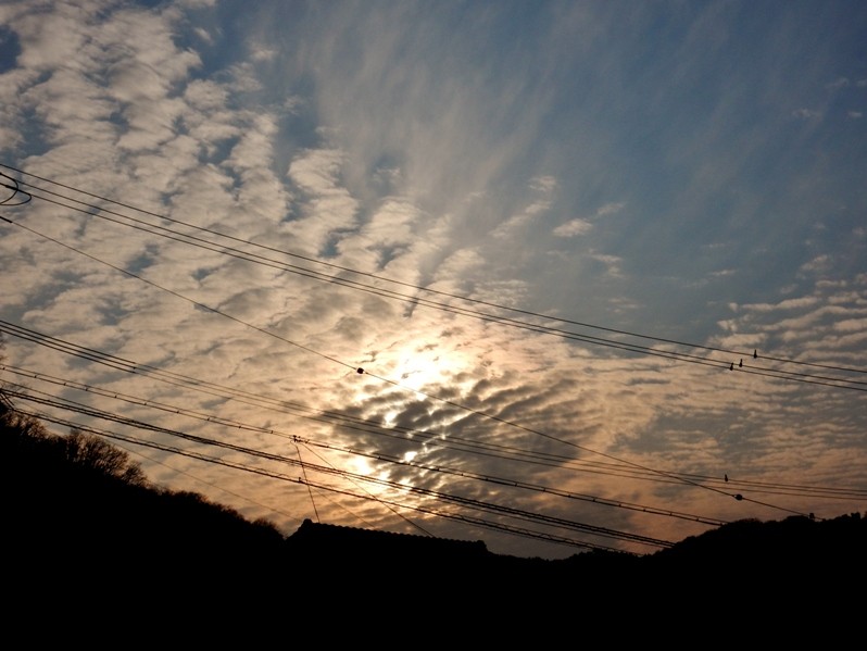 夕暮れ