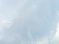 太陽と田圃と空 (2)