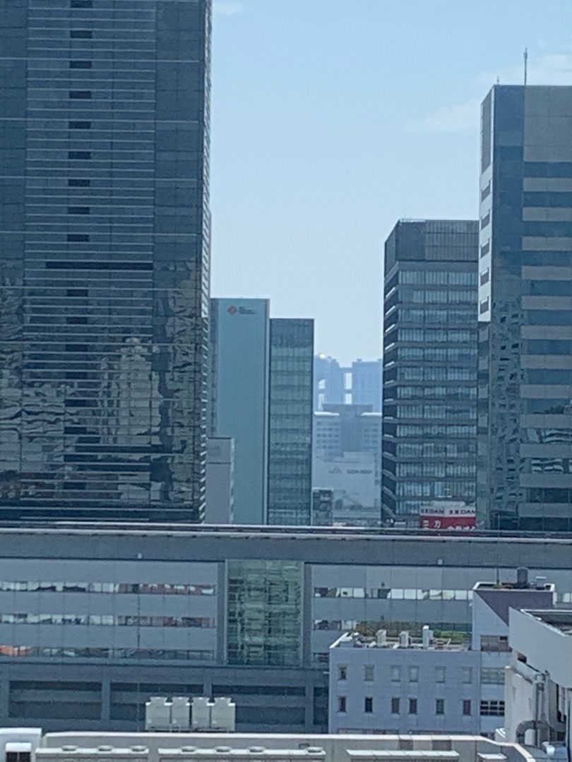 品川駅のスタンプ 宿泊ホテルからお台場のビルが 談話室 ラウンジ堂のおとぎ話 楽天ブログ