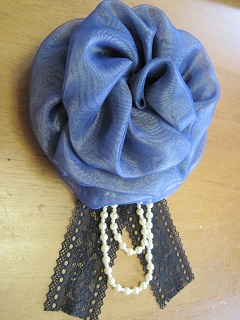 青バラコサージュ大