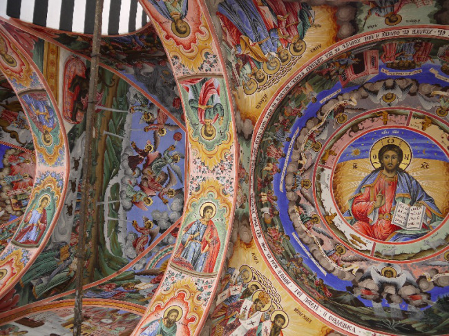 リラ僧院フレスコ画