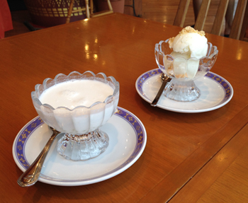 ジャイタイランチコースタピオカとココナッツアイス