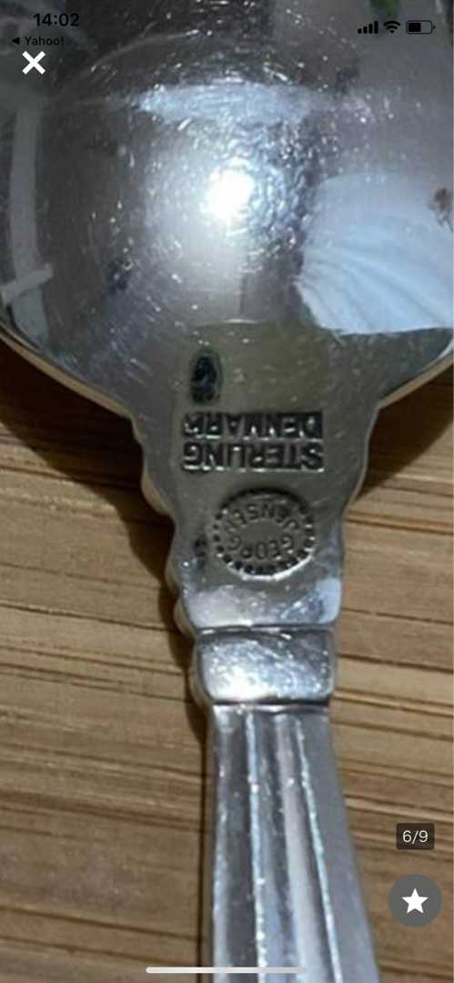 George Jensen Sterling Silver Acorn Spoon ジョージジェンセン
