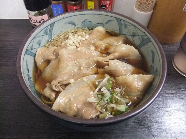 宝そば@大久保の肉そば1