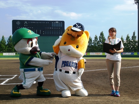 ライティーと一緒にＰＲ