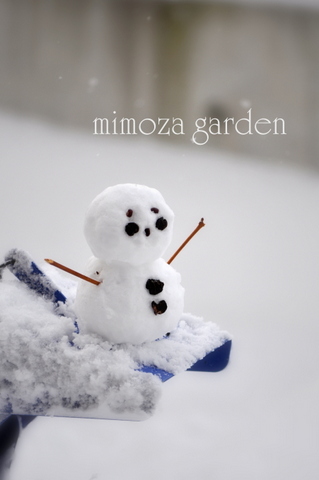 ミニ雪だるま