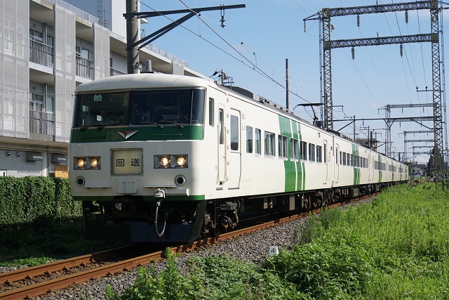 185系 上野運輸区 訓練運転 最終日3