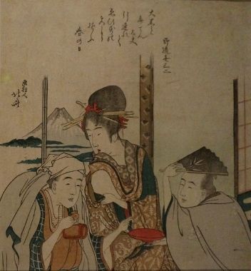 正心斎永潮 大黒図 /江戸時代 七福神　水墨画　浮世絵 きょうの浮世絵＞葛飾北斎「七福神」大判錦絵、天明末期～寛政