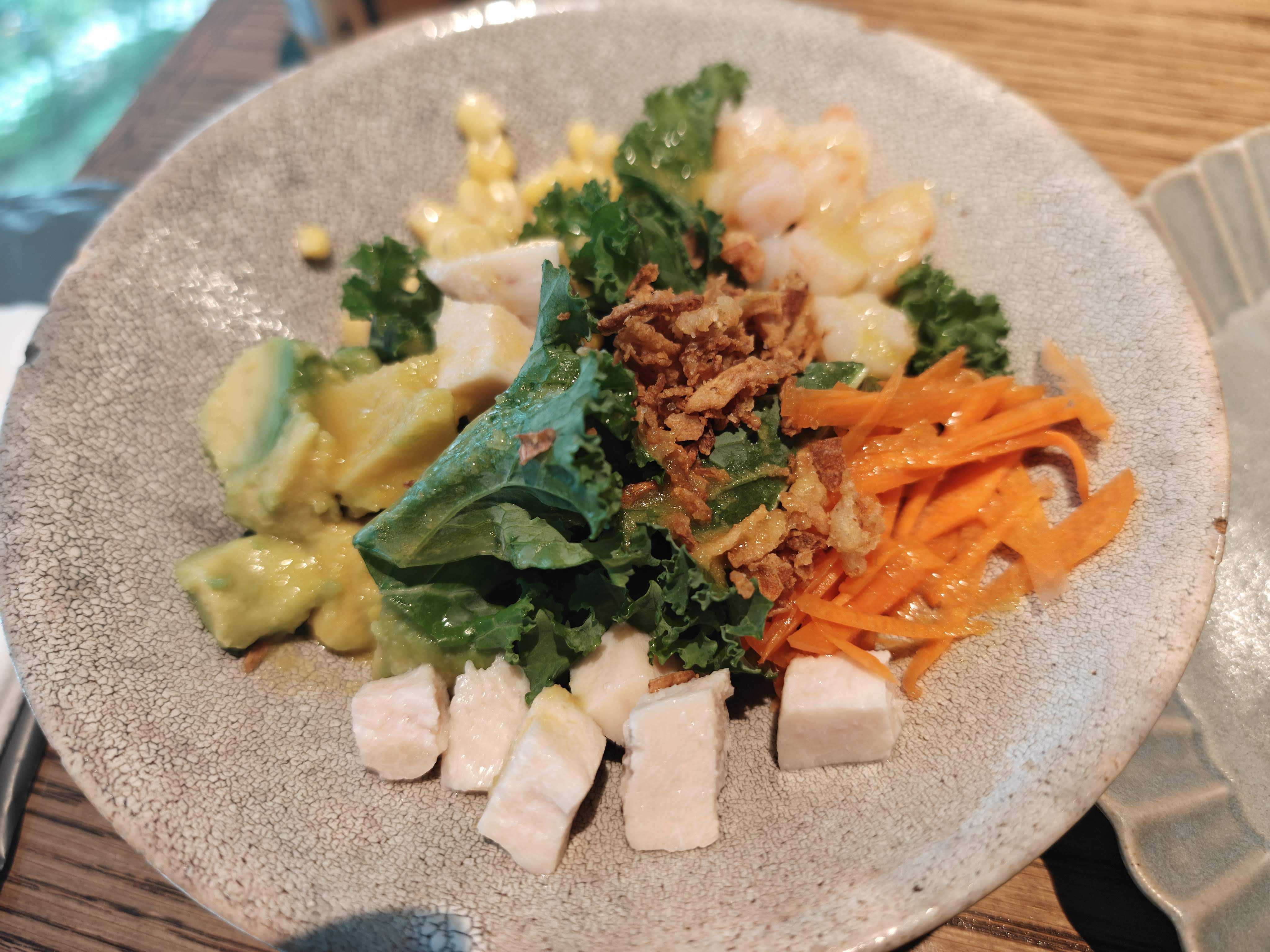 flour+water虎ノ門ヒルズ　ブランチ　セットのサラダ