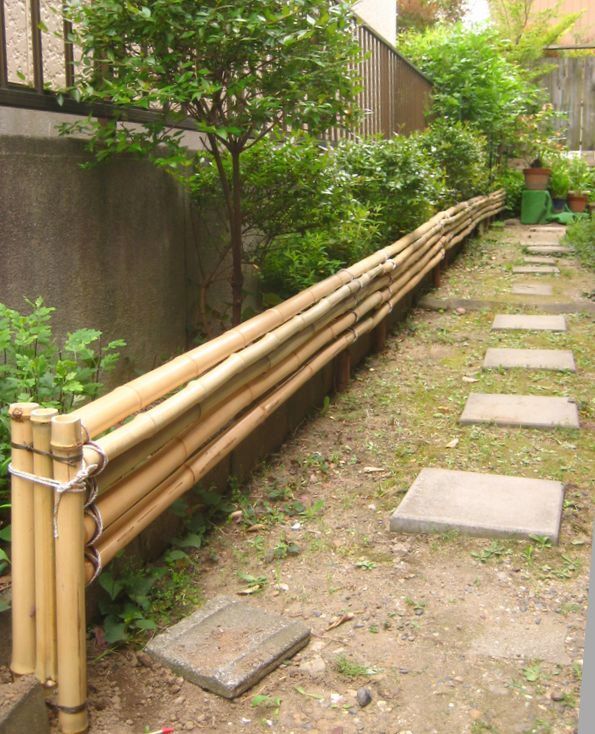 竹の柵が完成 | 歌 と こころ と 心 の さんぽ - 楽天ブログ