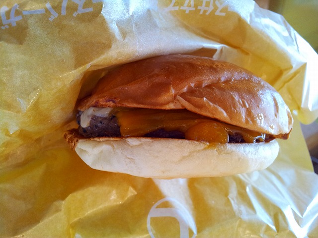 絶品チーズバーガー