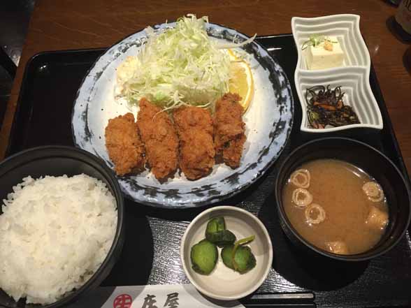 カキフライ定食