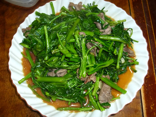クウシンサイと牛肉の炒めもの.jpg