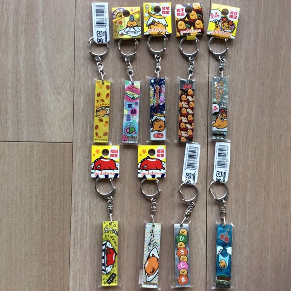 ぐでたま ご当地アクリルスティックキーホルダー 一覧