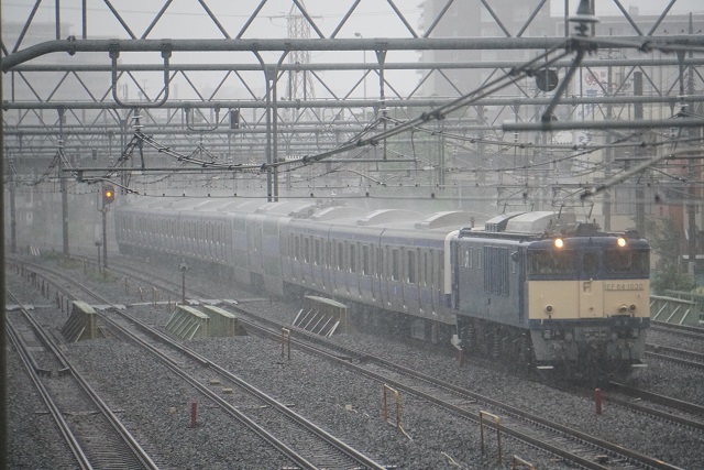 85系 乗務員訓練 in新中川 & EF64 1030牽引 E531系 配給5