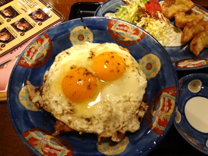 焼豚玉子飯